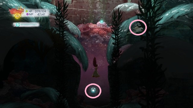 A Revive falls out of the stone, and you can find Magic Defense Elixir in the chest - Chapter 10 | Collectibles - Collectibles - Child of Light Game Guide