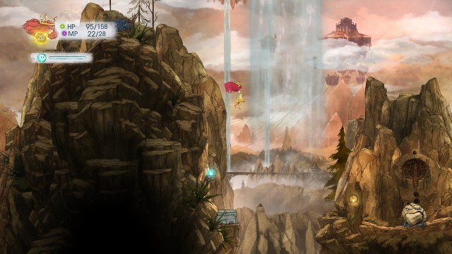 At the top, there is a Rough Sapphire, at the bottom, on the right - an Antidote, and on the left - a Tumbled Emerald - Chapter 5 | Collectibles - Collectibles - Child of Light Game Guide