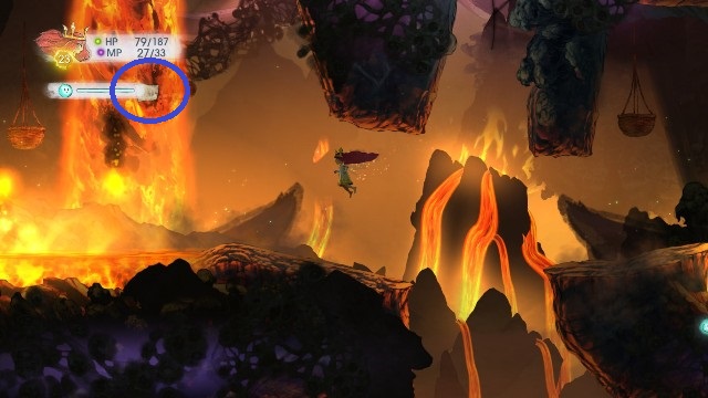 After defeating the boss, fly downwards - Chapter 6 | Collectibles - Collectibles - Child of Light Game Guide