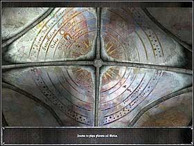 Go down to the exhibition hall, but the warden won't be there, so go out to the courtyard (pointer at the bottom of the screen) - Walkthrough - Brittany - Museum - Part 1 - Brittany - Chronicles of Mystery: The Tree of Life - Game Guide and Walkthrough