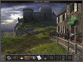 Approach the well (zoom) and push the bars covering it - Walkthrough - Brittany - Museum - Part 3 - Brittany - Chronicles of Mystery: The Tree of Life - Game Guide and Walkthrough