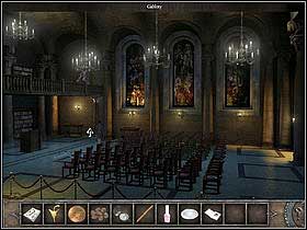 Approach the sealed door (zoom) and use the remover on the tape - Walkthrough - Venice - Scuola - Part 1 - Venice - Chronicles of Mystery: The Tree of Life - Game Guide and Walkthrough