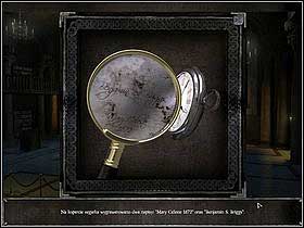 Exit the meeting hall and glue the tattered tape with the nail varnish - Walkthrough - Venice - Scuola - Part 2 - Venice - Chronicles of Mystery: The Tree of Life - Game Guide and Walkthrough