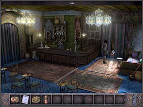 Talk to the owner, standing in the street in front of his cafe - Walkthrough - Cairo - Cafe - Cairo - Chronicles of Mystery: The Tree of Life - Game Guide and Walkthrough