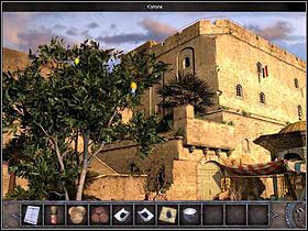 Now, using the pot, you can peacefully milk the camel and get the milk - Walkthrough - Cairo - Square - Cairo - Chronicles of Mystery: The Tree of Life - Game Guide and Walkthrough