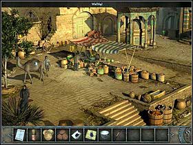 Approach the animal and lead it to the tree using the sweet leaves - Walkthrough - Cairo - Square - Cairo - Chronicles of Mystery: The Tree of Life - Game Guide and Walkthrough