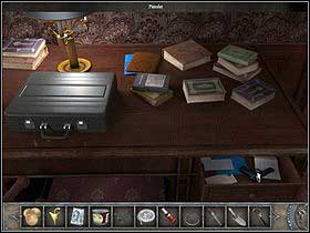 Take a look at the desk on the left (zoom) - Walkthrough - Yacht cruise - Cairo - Chronicles of Mystery: The Tree of Life - Game Guide and Walkthrough