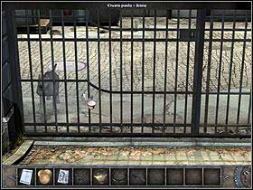 Return to the square and approach the gate on the left (right next to the police station; double zoom) - Walkthrough - Gibraltar - The streets - Gibraltar - Chronicles of Mystery: The Tree of Life - Game Guide and Walkthrough