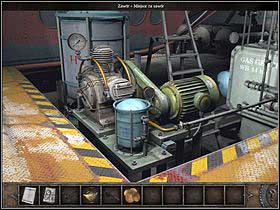 Return to the hangar and onto the platform - Walkthrough - Gibraltar - The hangar - Gibraltar - Chronicles of Mystery: The Tree of Life - Game Guide and Walkthrough