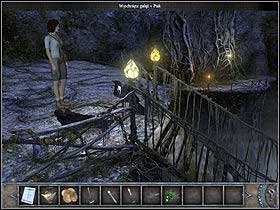 Try to head to the bridge - two large birds will disturb you - Walkthrough - Bimini Island - Landing field - Bimini island - Chronicles of Mystery: The Tree of Life - Game Guide and Walkthrough