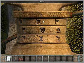 Once you're done with filtering the juice, Sylvie should move to setting the proportions using the moving rings - Walkthrough - Bimini Island - The platform - Part 2 - Bimini island - Chronicles of Mystery: The Tree of Life - Game Guide and Walkthrough