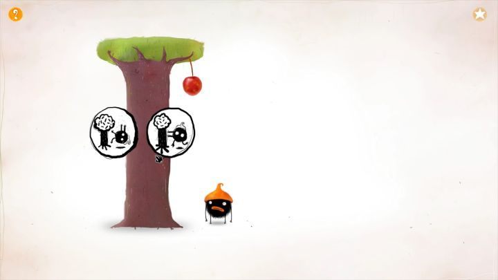 You can choose from two options but the icon on the left is the correct one. - Chuchel - Part 1 | Walkthrough - Walkthrough - Chuchel Game Guide