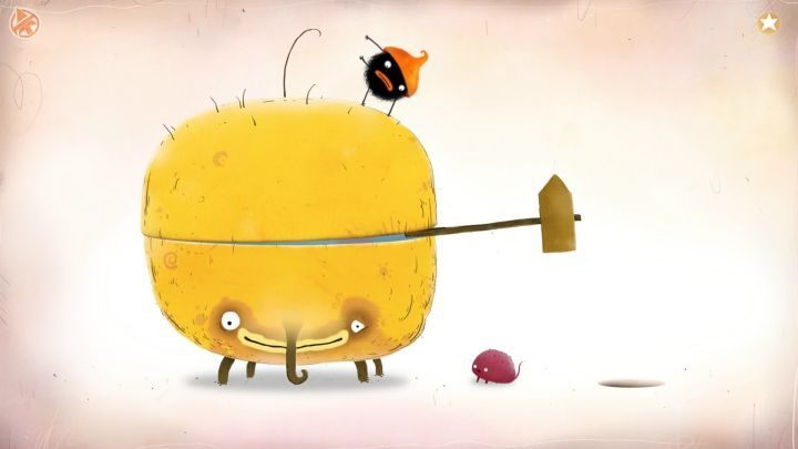 Jump on the roadside to continue to the next stage. - Chuchel - Part 1 | Walkthrough - Walkthrough - Chuchel Game Guide