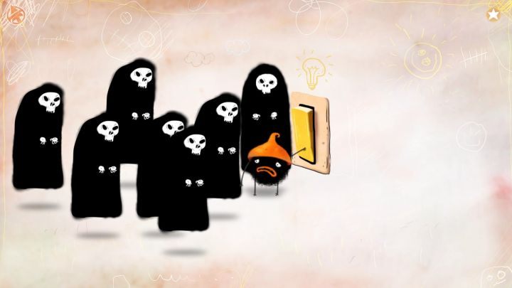 Use the light switch a few times. - Chuchel - Part 6 | Walkthrough - Walkthrough - Chuchel Game Guide