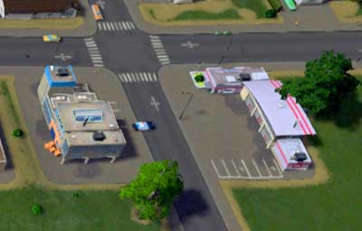 Police and Fire department buildings ensure safety - Cities Skylines: Important services - Infrastructure - Cities: Skylines Game Guide