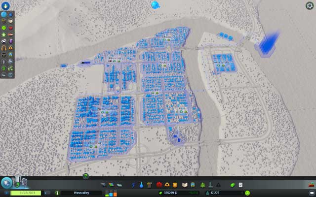 Additional information overlays are - Cities Skylines: Information panel - Mayor panel - Cities: Skylines Game Guide