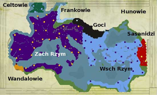 You can begin as the ruler of one of the Rome parts - Eastern or Western, as Persians or one of the five Barbarian lords - Fall of Rome - Scenarios - Sid Meiers Civilization V - Gods & Kings - Game Guide and Walkthrough