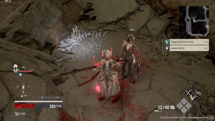 First go straight - you will find one opponent and Regen Extension Factor - Parking Garage | Code Vein Walkthrough - Area E-13 - Code Vein Guide