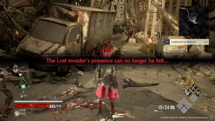 Of course, you can get out of there and avoid the battle with the enemies, but you wont get a reward for defeating them - Parking Garage | Code Vein Walkthrough - Area E-13 - Code Vein Guide