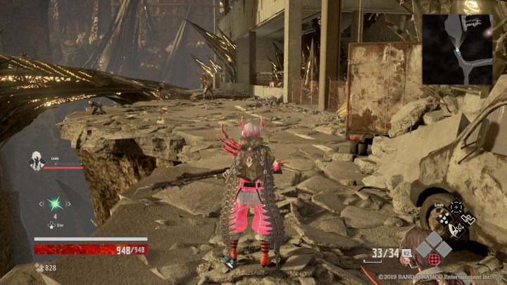Defeat the enemy right in front of you, pick up Prometheus Vestige Part C - Parking Garage | Code Vein Walkthrough - Area E-13 - Code Vein Guide