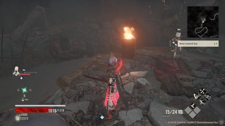 Defeat him to get Moss-covered Key - Hills of Deception | Code Vein Walkthrough - Area G-12 - Code Vein Guide