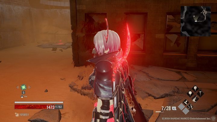 There you will find Harmonia Vestige Part A - Crown of Sand | Code Vein Walkthrough - Area O-11 - Code Vein Guide