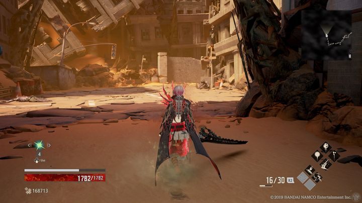 More to the right you will meet an improved version of previous opponents - Crown of Sand | Code Vein Walkthrough - Area O-11 - Code Vein Guide