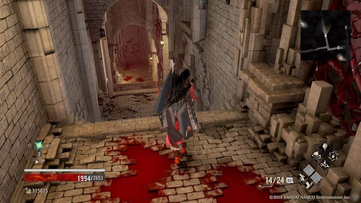 Get down the ladder and go back to the place with the elevator - Connecting Bridge | Code Vein Walkthrough - Area J-11 and endings - Code Vein Guide