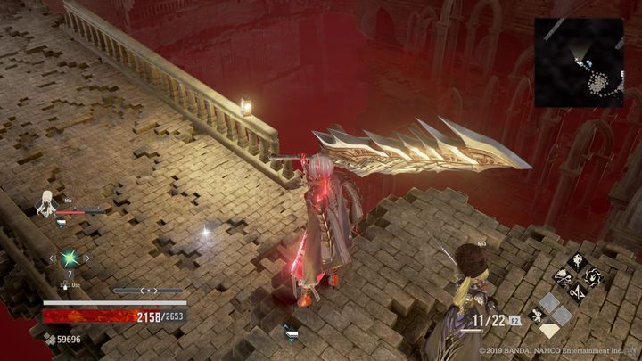 After you kill him, jump lower and pick up Pure Blood - Connecting Bridge | Code Vein Walkthrough - Area J-11 and endings - Code Vein Guide