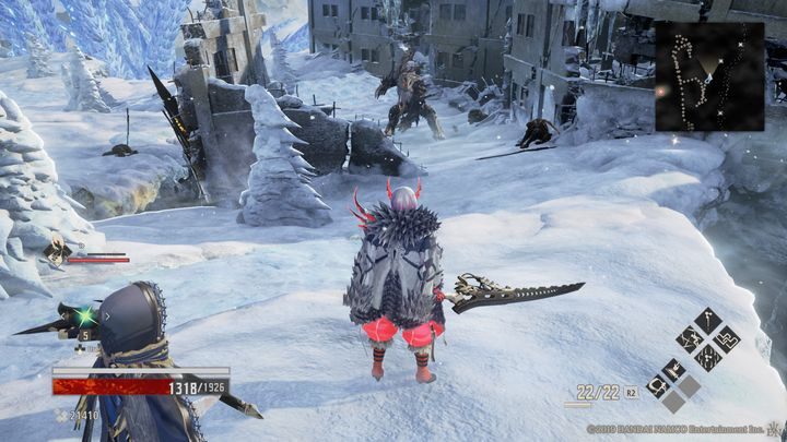 New Code Vein Gameplay Highlights Snowy Region