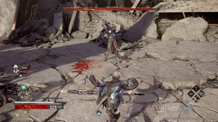 In phase one, Oliver Collins will attack you with a hammer - Oliver Collins | Boss in Code Vein - Bosses - Code Vein Guide