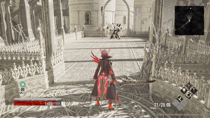 He mostly attacks with his mace - Argent Wolf Berserker | Boss in Code Vein - Bosses - Code Vein Guide