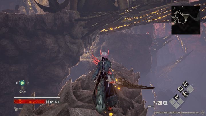 Go on, at the end of the road you will meet a shooter, be careful not to fall into the abyss - Frozen Seabed | Code Vein Walkthrough - Area H-14 - Code Vein Guide