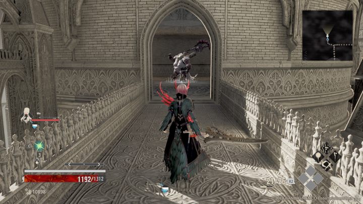 Turn right, youll see a pretty tough opponent there - Cathedral of the Sacred Blood | Code Vein Walkthrough - Area F-15 - Code Vein Guide