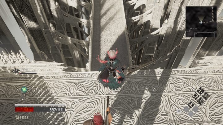 Go a little further the road that may seem to look like a dead end - Cathedral of the Sacred Blood | Code Vein Walkthrough - Area F-15 - Code Vein Guide