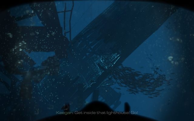 Quickly, to the flooded lighthouse! - 12 - Into The Deep - Campaign - Walkthrough - Call of Duty: Ghosts - Game Guide and Walkthrough