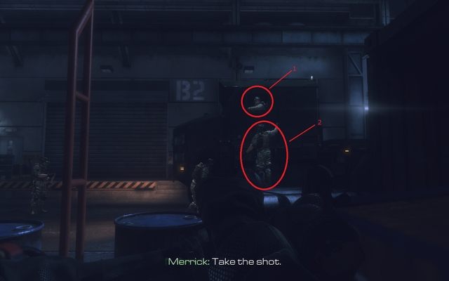 Quickly eliminate two enemies. - 13 - End of The Line - Campaign - Walkthrough - Call of Duty: Ghosts - Game Guide and Walkthrough