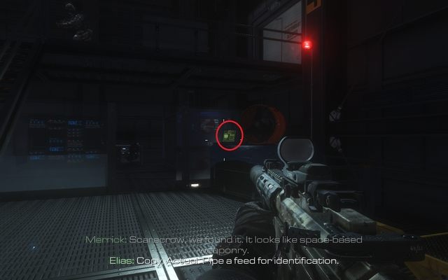 Intelligence data under the stairs. - 13 - End of The Line - Campaign - Walkthrough - Call of Duty: Ghosts - Game Guide and Walkthrough