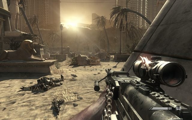 Sunrise among Sphinxes and skyscrapers. - 14 - Sin City - Campaign - Walkthrough - Call of Duty: Ghosts - Game Guide and Walkthrough