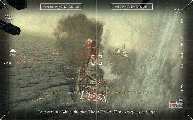 A lot of targets to destroy. - 15 - All or Nothing - Campaign - Walkthrough - Call of Duty: Ghosts - Game Guide and Walkthrough