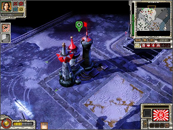 Map will be increased, exposing a larger piece of Moscow and another bunker [2] to take over - Empire of The Rising Sun - Moscow - part 1 - Empire of The Rising Sun - Command & Conquer: Red Alert 3 - Game Guide and Walkthrough