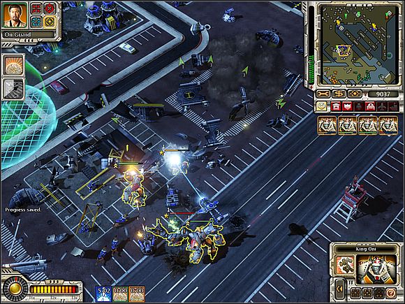 If you do not have what to do with a field force created by Nanoswarm, check if your ally does not need it - Empire of The Rising Sun - Amsterdam - part 1 - Empire of The Rising Sun - Command & Conquer: Red Alert 3 - Game Guide and Walkthrough