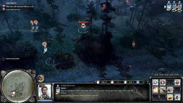Bombs will effectively thin out the enemy squads - Mission 11 - Behind Enemy Lines - The Campaign Mode - Company of Heroes 2 - Game Guide and Walkthrough