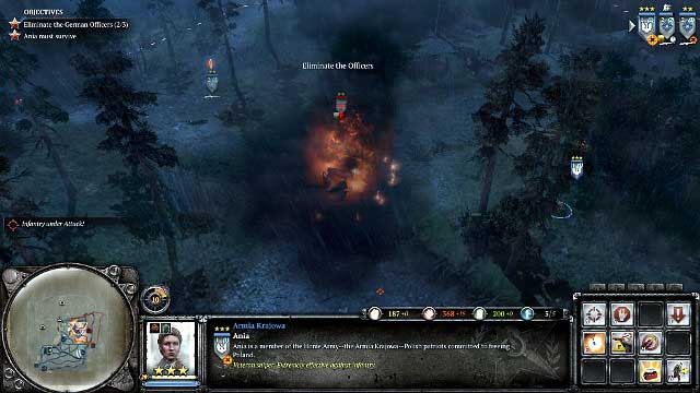 After you have destroyed the truck, finish out the officer - Mission 11 - Behind Enemy Lines - The Campaign Mode - Company of Heroes 2 - Game Guide and Walkthrough