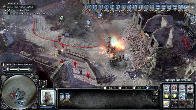 While taking over new terrains, secure yourself from each side using support - Mission 14 - Reichstag - The Campaign Mode - Company of Heroes 2 - Game Guide and Walkthrough