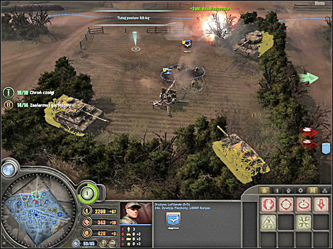 Eventually the Allies will also try to attack from the right - Campaign