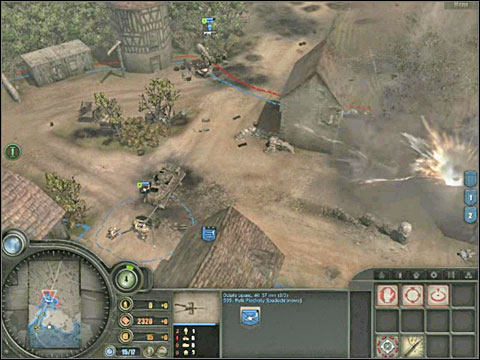 Apart from enemy vehicles, deal also with the infantry - it will probably try and take positions in the nearby buildings - Campaign 