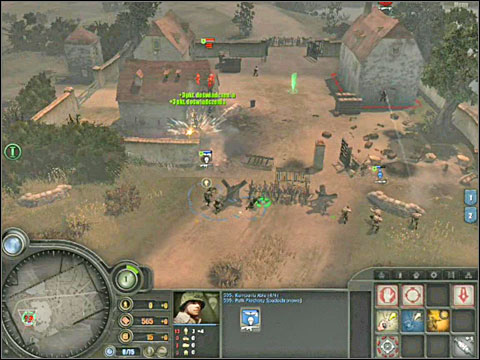 Chase them, moving both teams to the wall surrounding the mansion - hide one team behind the sand bags on the right and the second one behind the entanglements blocking the road - Campaign