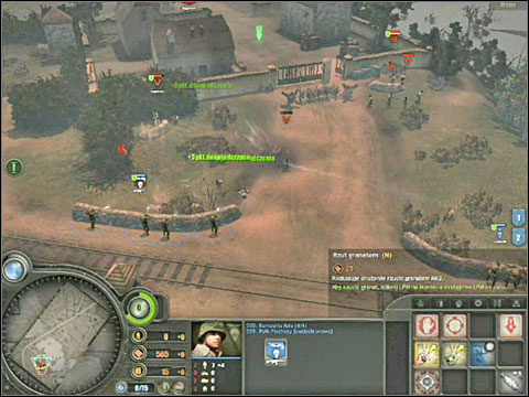 The wall will provide cover from enemy fire - Campaign