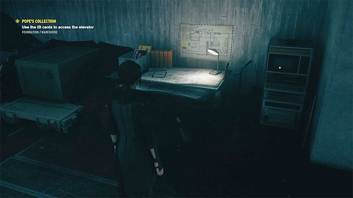 Place the Senior Cartographer card - Control The Foundation: Popes Collection - walkthrough - Side quests - Control Guide